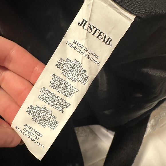 JustFab black peacoat - Picture 6 of 8